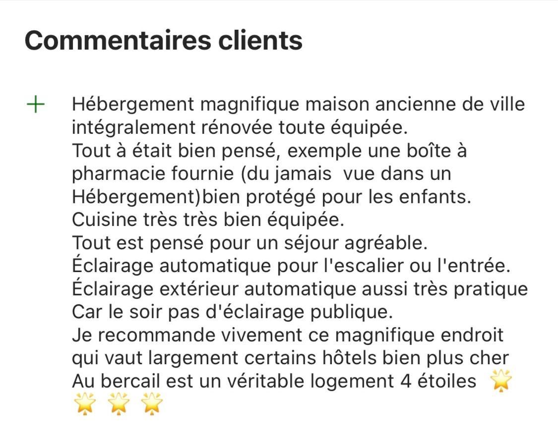 Au Bercail Ferienhaus *